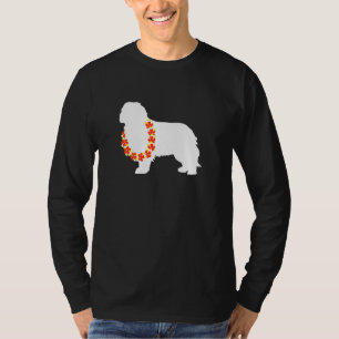 T-shirt Cavalier King Charles Aloha Hawaiian Lei Chien