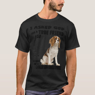 T-shirt Cavalier King Charles Spaniel Citation Maman, CKCS