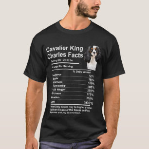 T-shirt Cavalier King Charles Spaniel Faits nutritionnels