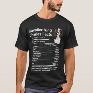 T-shirt Cavalier King Charles Spaniel Faits nutritionnels