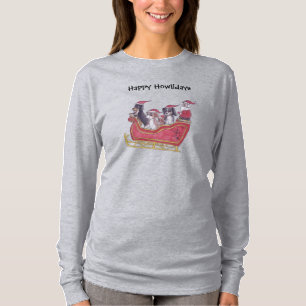 T-shirt Cavalier King Charles Spaniel Vacances d'hiver
