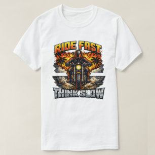 T-shirt Cavalier Rapide Pense Lent