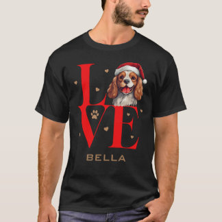 T-shirt Cavalier Roi Charles Espagnol Chien Aimer Noël