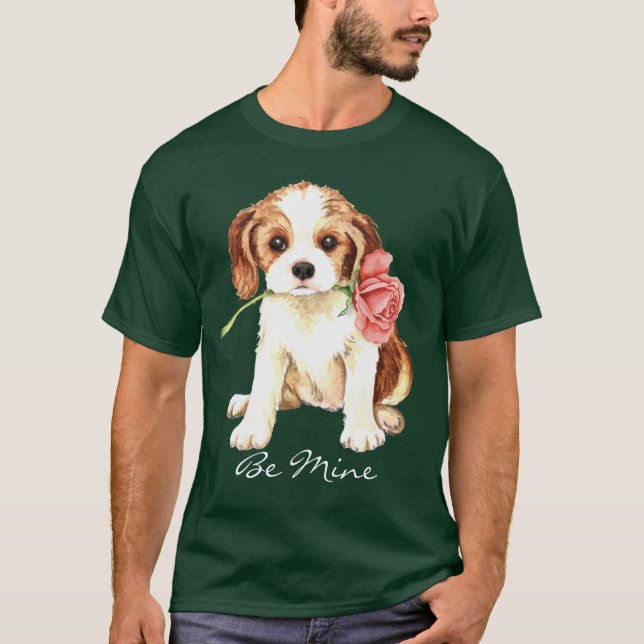 T-shirt Cavalier rose de Valentine (Devant)