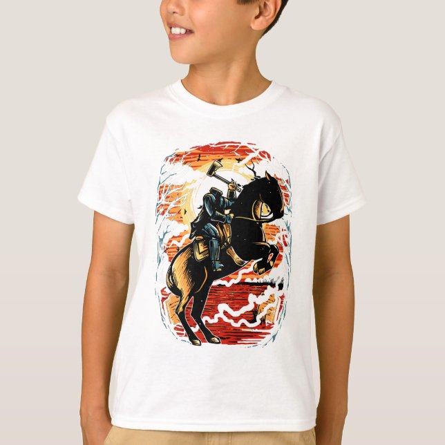 T-shirt Cavalier sans tête (Devant)