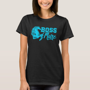 T-shirt Cavalière Boss Poulain pour filles à cheval