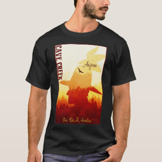 T-shirt cave creek arizona ville sauvage ouest