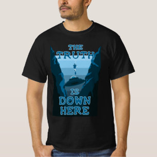 T-shirt Cave Diving & UFO - La vérité est ici