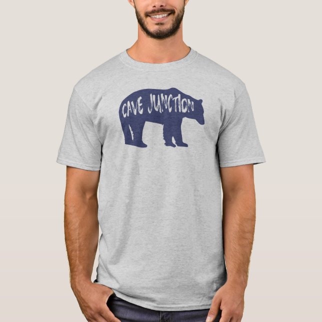 T-shirt Cave Junction Oregon Bear (Devant)
