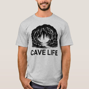 T-shirt Cave Life Caver Escalade Cave Lovers