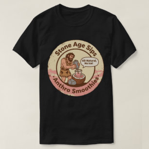 T-shirt Caveman Smoothies Mélange Ancien