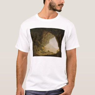T-shirt Caverne, près de Naples, 1774 (huile sur la toile