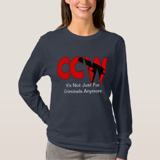 T-shirt CCW il n'est plus simplement pour des criminels