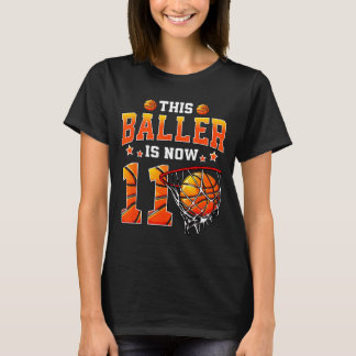 T-shirt Ce Baller a 11 ans Enfants Baseball Garçons 11e An