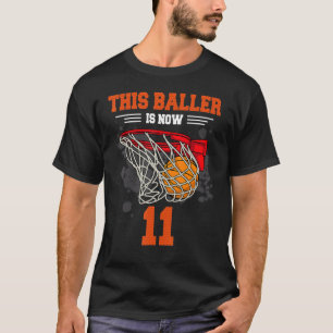 T-shirt Ce Baller est maintenant 11 Basketball 11e anniver