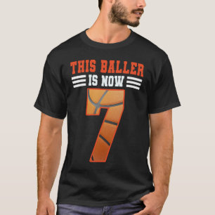 T-shirt Ce Baller est maintenant 7 Basketball 7e Anniversa