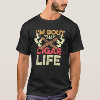 T-shirt Ce Cigar Life Nicotine Addict