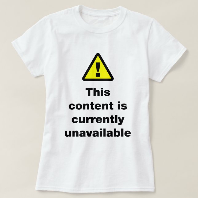 T-shirt ⚠ Ce Contenu Est Actuellement Non Disponible T-Shi (Design devant)