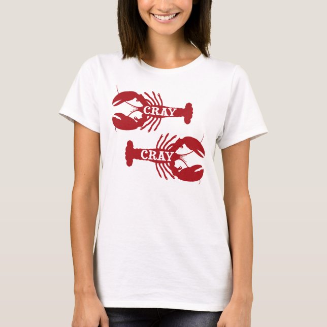 T-shirt Ce crustacé d'écrevisses de Cray Cray (Devant)