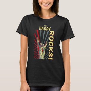 T-shirt Ce Daddy Rocks Vintage Retro Concert les années 70