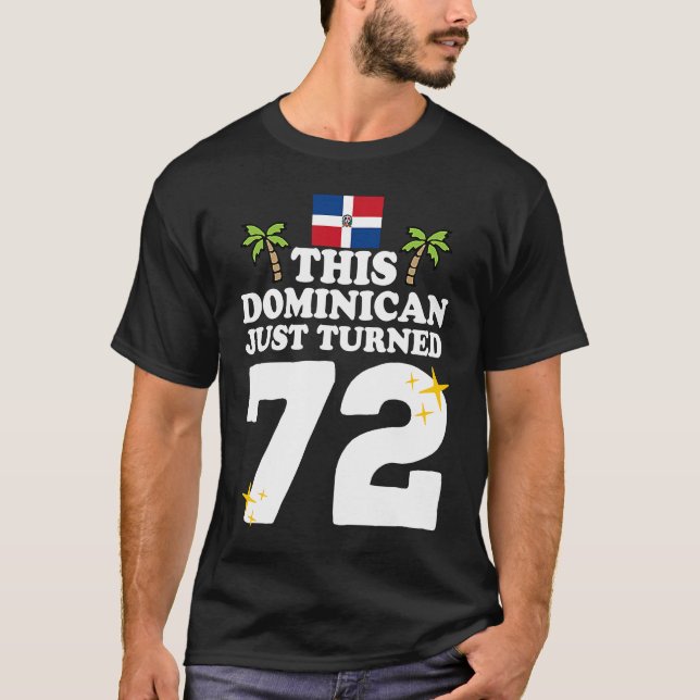 T-shirt Ce Dominicain vient de tourner 72 Dominicano 72e B (Devant)