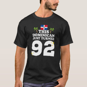 T-shirt Ce Dominicain vient de tourner 92 Dominicano 92e B