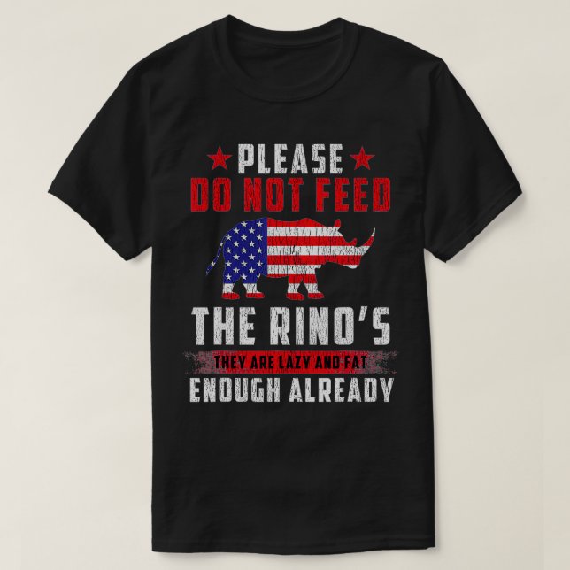 T-shirt Ce Drôle Anti RINO Républicain En Nom Seulement  (Design devant)