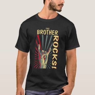 T-shirt Ce Frère Rocks Vintage Retro Concert Les années 70