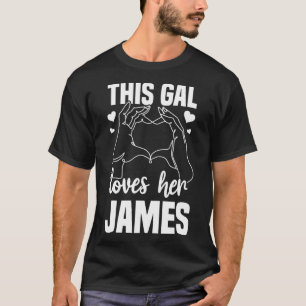 T-shirt Ce Gal aime ses vêtements James pour femmes Valen