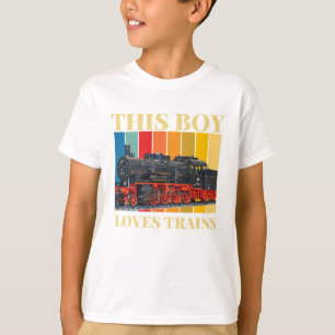 T-shirt ce garçon adore les trains