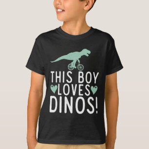 T-shirt Ce Garçon aime Dinos Fossiles Dinsosaur