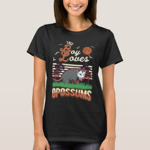 T-shirt Ce garçon aime les opossums