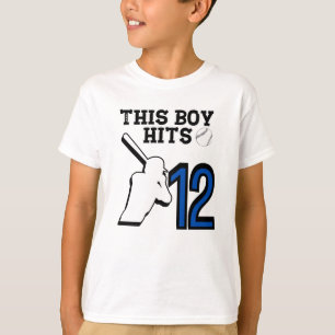 T-shirt Ce garçon atteint 12 - baseball 12h anniversaire