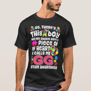 T-shirt Ce garçon m'appelle GG Fighter Sensibilisation à l