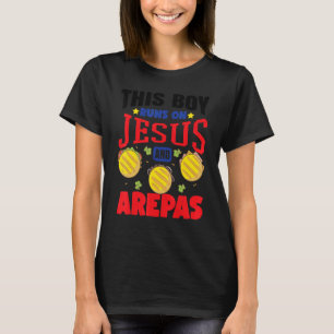 T-shirt Ce Garçon S'Occupe De Jesus Et Arepas Kids Colombi