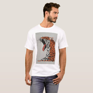 T-shirt Ce Jaguar est peint une marque originale Elsen