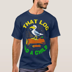 T-shirt Ce Journal Avait Un Enfant Drôle Mouette