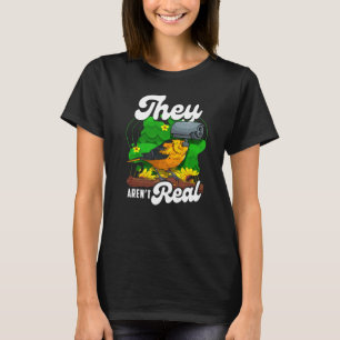 T-shirt Ce ne sont pas de vrais oiseaux qui regardent la c