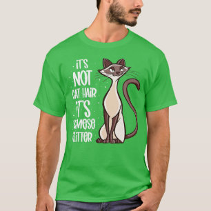 T-shirt Ce n'est pas Chat Cheveux sa parties scintillant s
