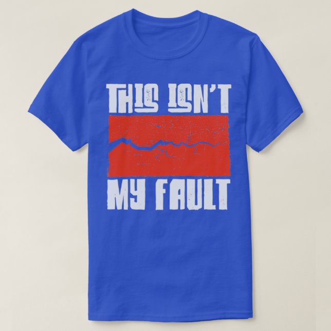 T-shirt Ce n'est pas de ma faute (Design devant)