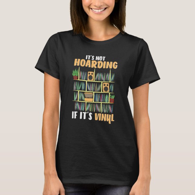 T-shirt Ce n'est pas du vinyle (Devant)