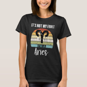 T-shirt Ce n'est pas ma faute Graphique du signe du zodiaq