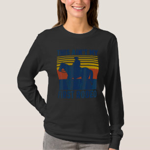 T-shirt Ce n'est pas mon premier rodéo western à cheval