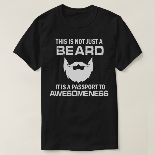 T-shirt Ce n'est pas seulement une barbe1 (Design devant)