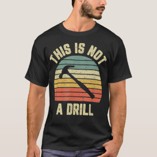 T-shirt Ce N'Est Pas Un Dragage Retro Funny Hammer Mens Pa