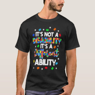 T-shirt Ce n'est pas un handicap, c'est une capacité diffé