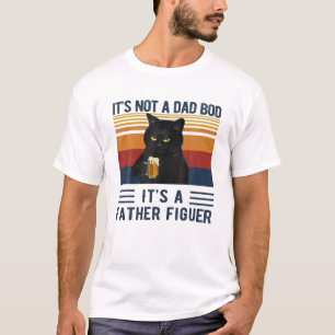 T-shirt Ce n'est pas un papa Bod C'est le père papa Chat n