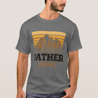 T-shirt Ce n'est pas un papa Bod C'est un père Figure amér