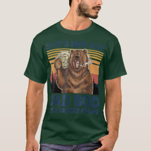 T-shirt Ce n'est pas un papa Bod C'est un père Figure Funn