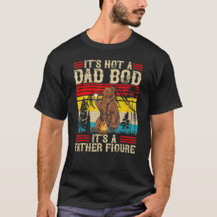 T-shirt Ce n'est pas un papa Bod C'est un père Figure Rétr